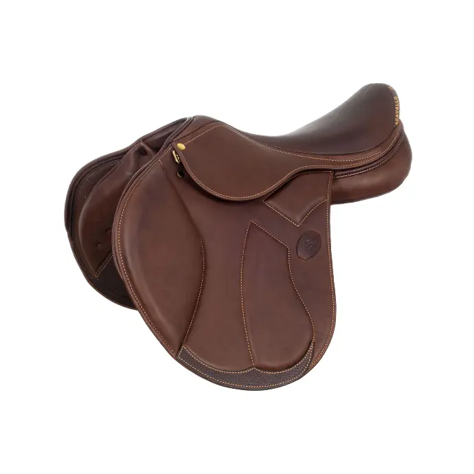 SELLE ACAVALLO MODIGLIANI JUMPING SADDLE WITH FLOCKED PANELS