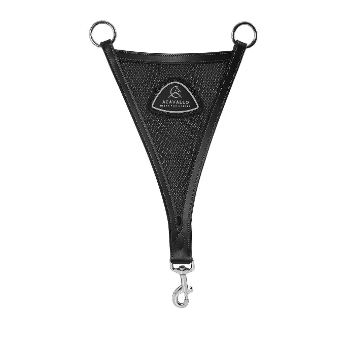 MARTINGALE ACAVALLO LEATHER BIB WITH MESH INSERT