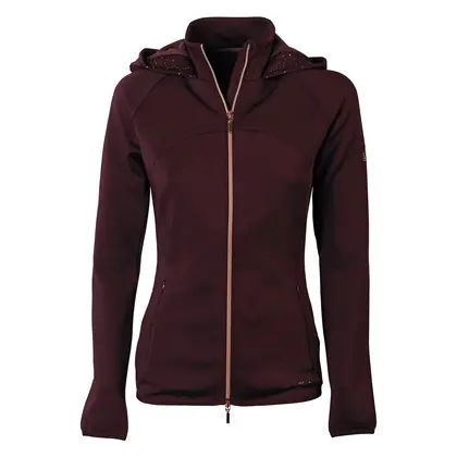 Hoodie EQS Burgundy   