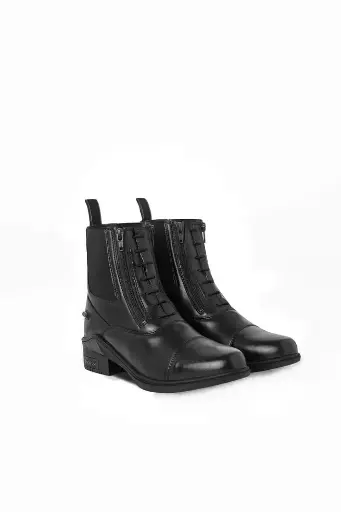 Bottines Jodphur en cuir Horze Kingston avec double fermeture éclair, femme 