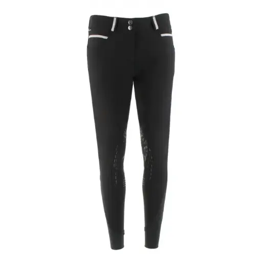 Pantalon d'Équitation Fun Noir Enfant Penélope