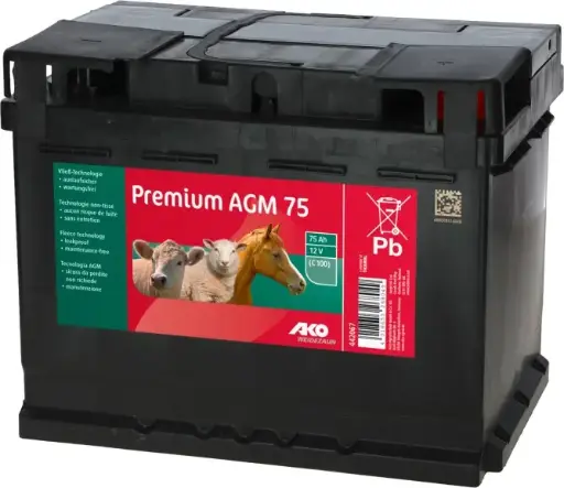 Batterie AGM Premium 12v 75ah Pas de livraison pour cet article. 