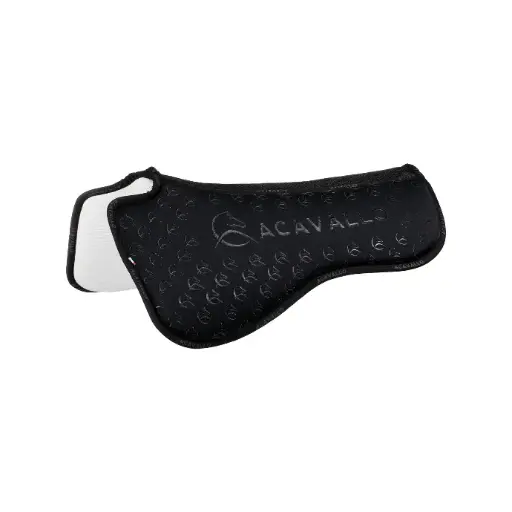 AMORTISSEUR DRESSAGE LYCRA AND MEMORY FOAM HALF PAD WITH BAMBOO FIBRE 