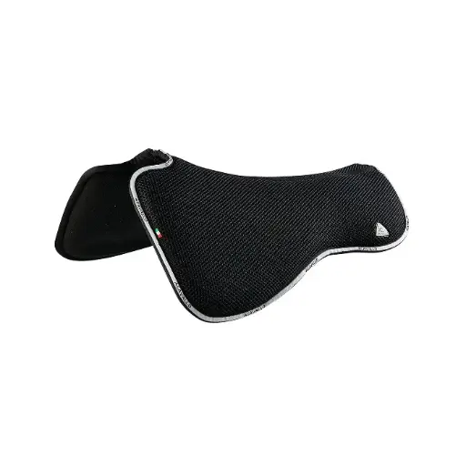 AMORTISSEUR ACAVALLO WITHERS SHAPED SPINE FREE CLOSE CONTACT DOUBLE FACE DRESSAGE PAD 3D SPACER IN MEMORY FOAM CON MICROPILE 