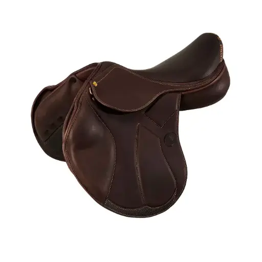 SELLE ACAVALLO GUTTUSO JUMPING SADDLE WITH FLOCKED PANELS